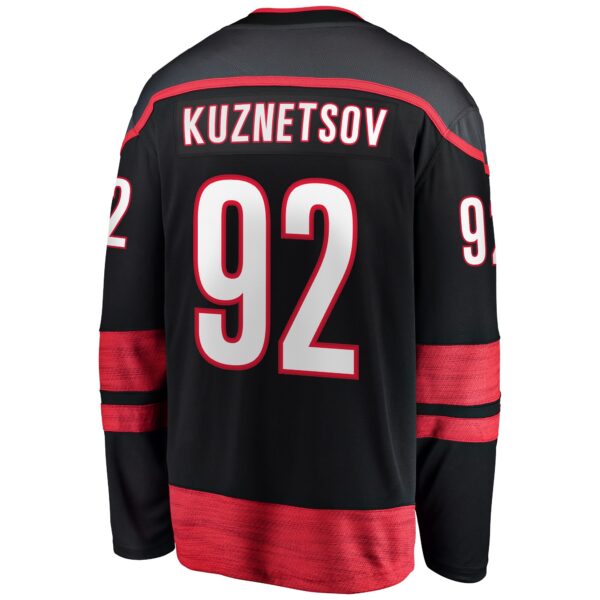 Evgeny Kuznetsov Carolina Hurricanes Fanatics Home Breakaway Jersey - Black