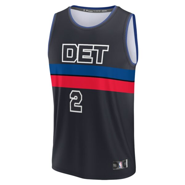 Cade Cunningham Detroit Pistons Fanatics Youth Fast Break Player Jersey - Statement Edition - Black