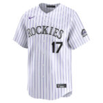 Todd Helton 17 Colorado Rockies Home Limited Player Men Jersey - White