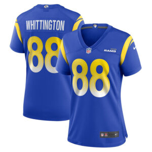 Jordan Whittington 88 Los Angeles Rams Game Women Jersey - Royal