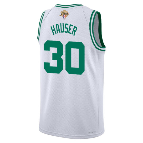 Sam Hauser 30 Boston Celtics 2024 FINALS PATCH Swingman Jersey - Association Edition - White