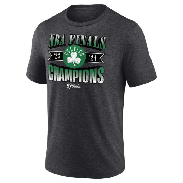 Boston Celtics 2024 Finals Champions Unisex T-Shirt - Heather Charcoal