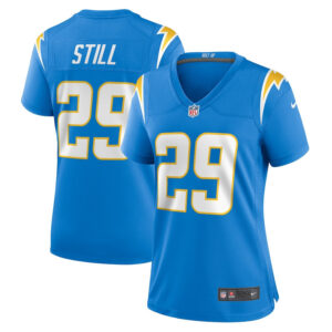 Tarheeb Still 29 Los Angeles Chargers Women's Game Jersey - Powder Blue