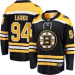 Jakub Lauko Boston Bruins Fanatics Home Premier Breakaway Player Jersey - Black