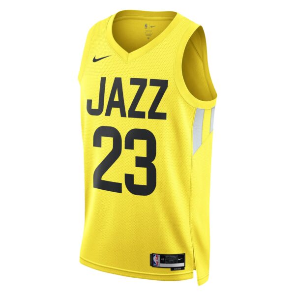 Lauri Markkanen Utah Jazz  Unisex Swingman Jersey - Icon Edition - Gold