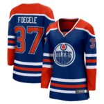 Warren Foegele Edmonton Oilers Fanatics Women's Home Breakaway Player Jersey - Royal