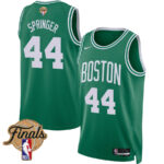 Jaden Springer 44 Boston Celtics 2024 FINALS PATCH Icon Edition Jersey - Kelly Green