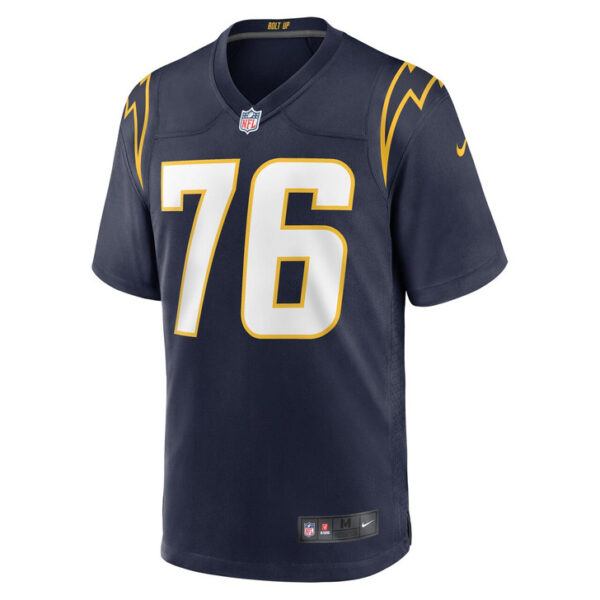 Joe Alt Los Angeles Chargers 2024 First Round Pick Player Game Jersey - Navy