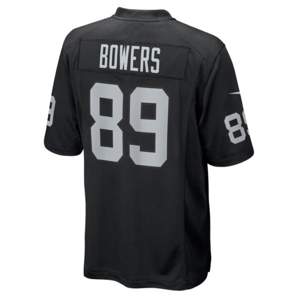 Brock Bowers Las Vegas Raiders 2024 First Round Pick Player Game Jersey - Black