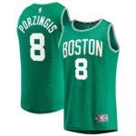 Kristaps Porzingis Boston Celtics Fanatics Youth Fast Break Player Jersey - Icon Edition - Kelly Green