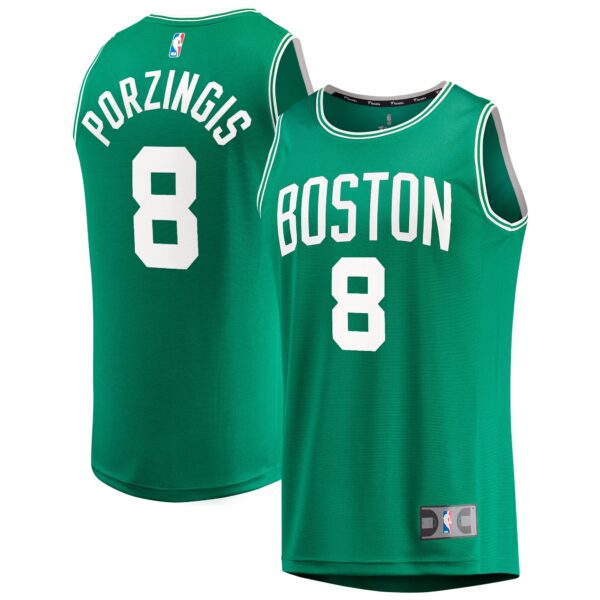 Kristaps Porzingis Boston Celtics Fanatics Youth Fast Break Player Jersey - Icon Edition - Kelly Green
