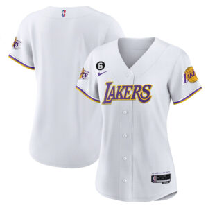 Los Angeles Lakers Baseball Jersey - White
