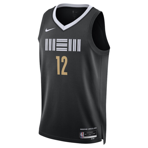 Ja Morant 12 Memphis Grizzlies 2023/24 Swingman Jersey - City Edition - Unisex Black