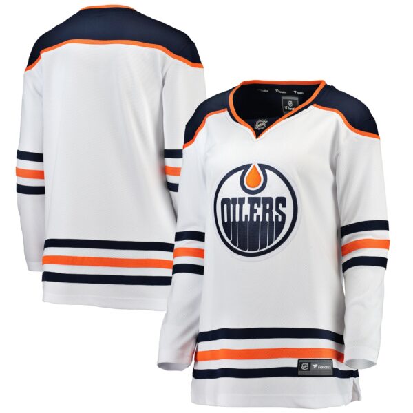 Edmonton Oilers Fanatics Women's Away Breakaway Jersey - White