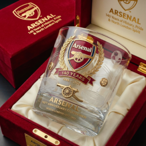 Arsenal F.C. 140th Anniversary Collectors’ Whisky Glass