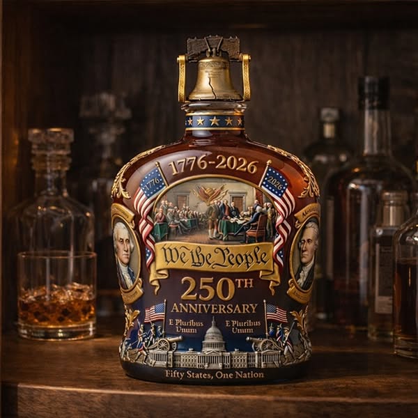 America 250th Anniversary Whiskey Bottle